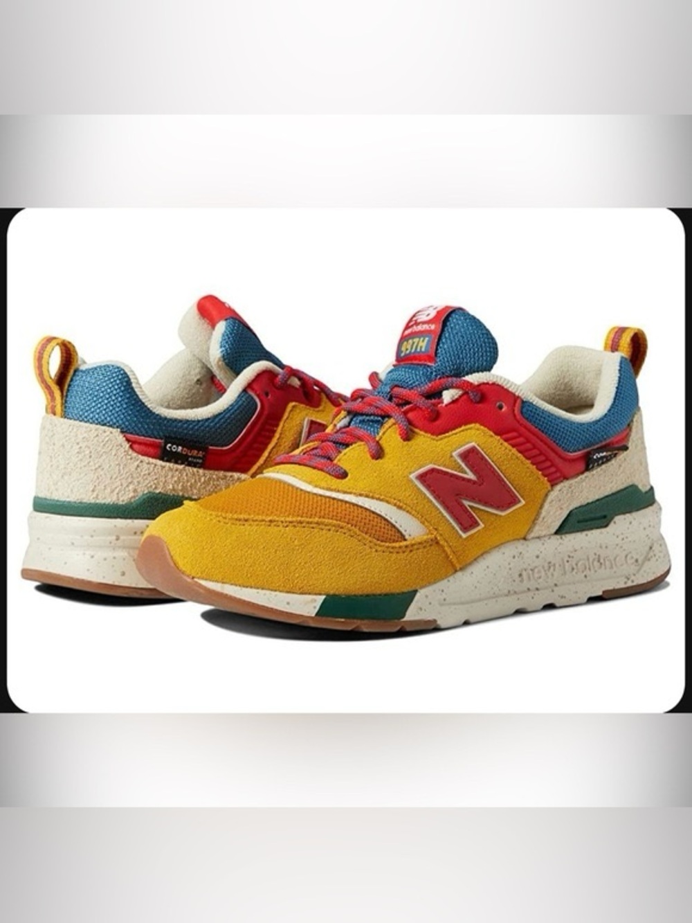 New Balance 997H Varsity Gold Multi Color Sneakers kids size 1